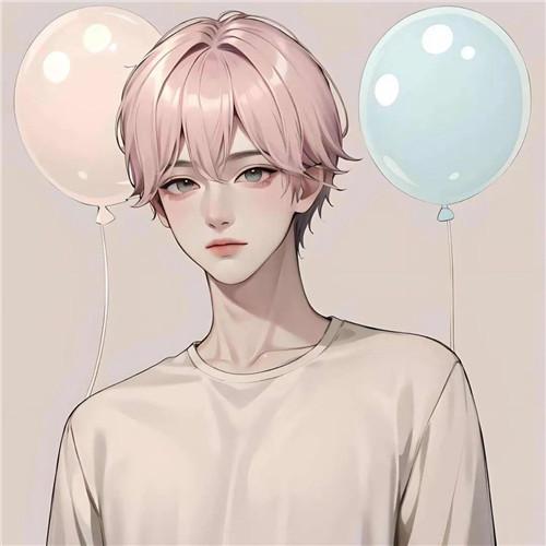 AI画一男一女头像图片高清16张