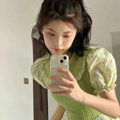 好看的绿色头像女生高清图片36张，清新透亮