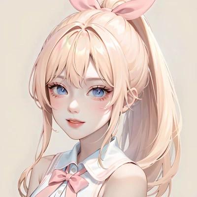 ai手绘头像女