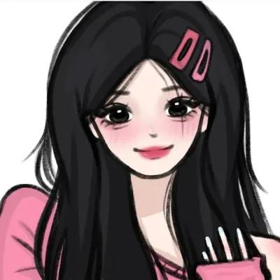 有品位的微信头像女卡通手绘32张