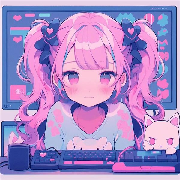 超酷电竞少女动漫头像图片（精选15张）