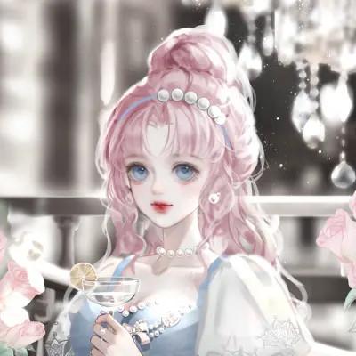 手绘头像女生惊艳43张