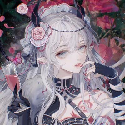 手绘头像女生惊艳43张