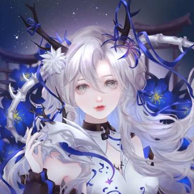 手绘头像女生惊艳43张