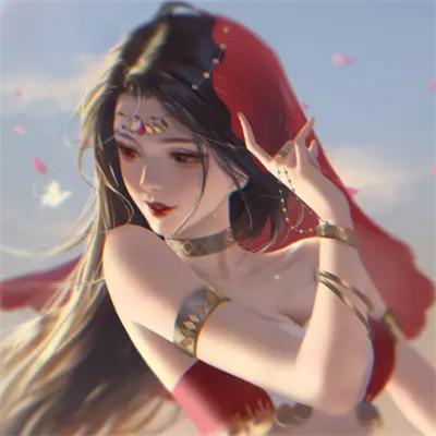 手绘头像女生惊艳43张