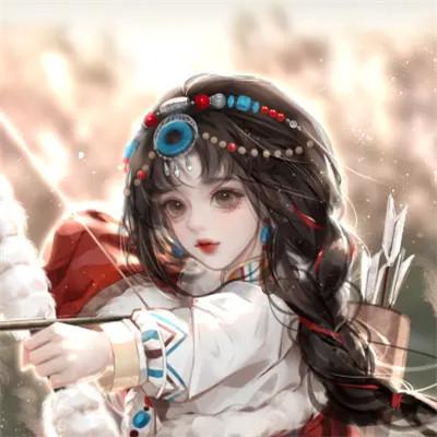 手绘头像女生惊艳43张