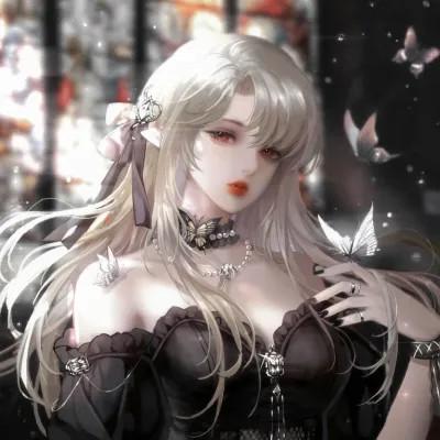 手绘头像女生惊艳43张