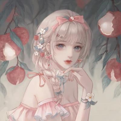 手绘头像女生惊艳43张