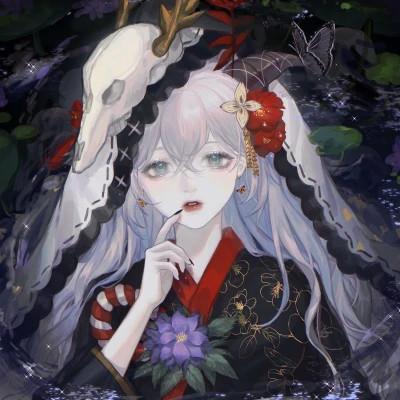 手绘头像女生惊艳43张