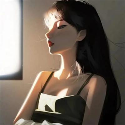 酷女生头像高级质感漫画