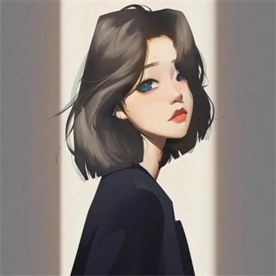 酷女生头像高级质感漫画