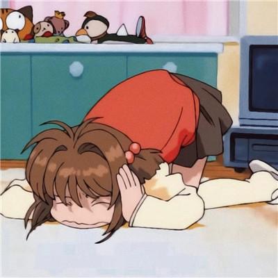 魔卡少女樱小樱的搞怪头像