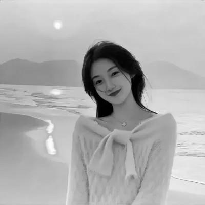 头像图片2023最火爆黑白女生