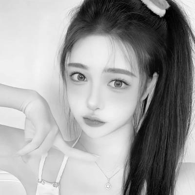 头像图片2023最火爆黑白女生