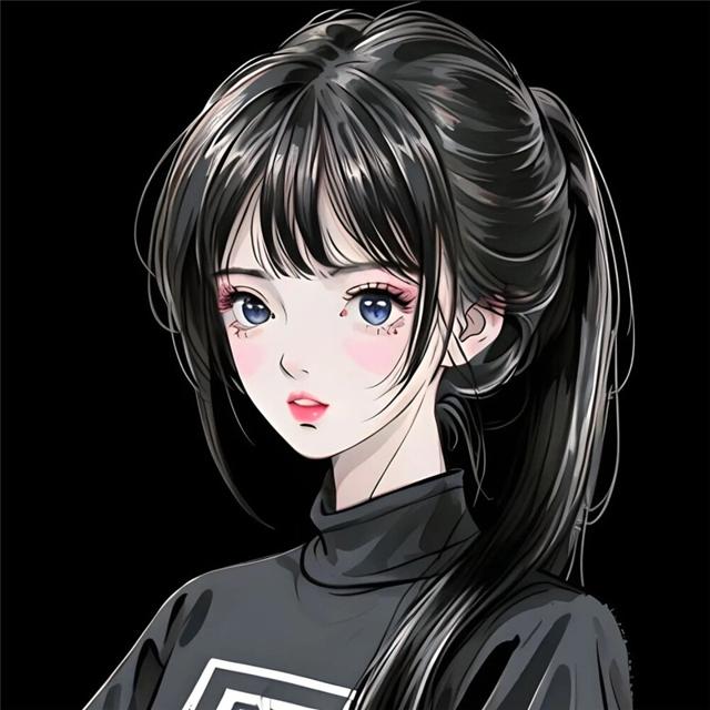 超级好看的手绘女头像