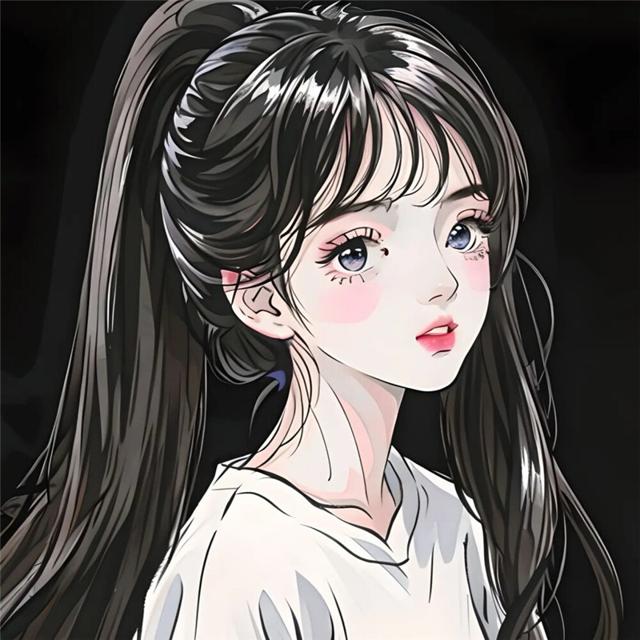 超级好看的手绘女头像