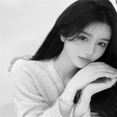 头像图片2023最火爆黑白女生