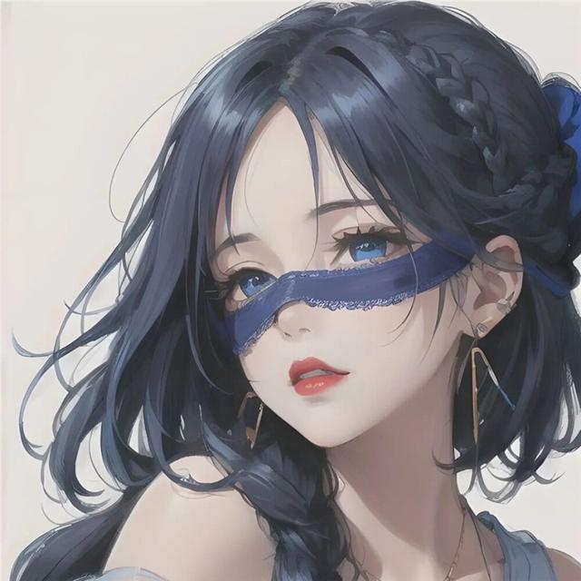 超级好看的手绘女头像