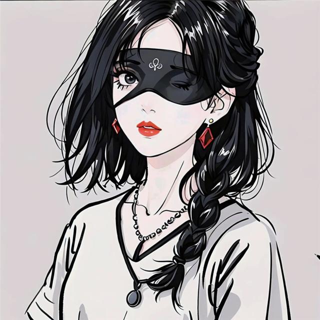 超级好看的手绘女头像