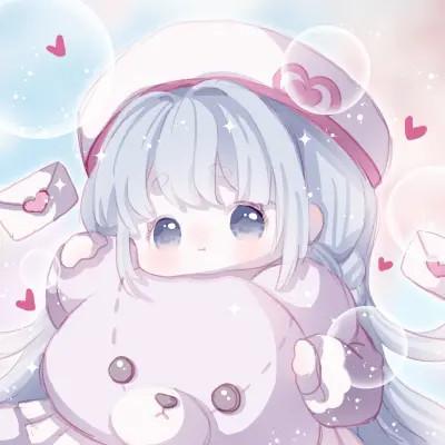 可爱萌Q版女生专属卡通头像118张