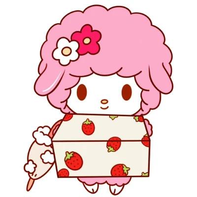 可爱必爱诺小羊头像图片合集 粉色少女心
