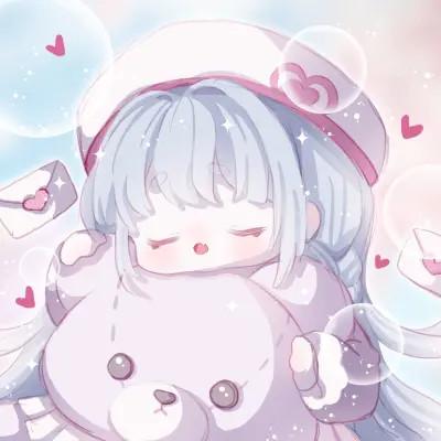 可爱萌Q版女生专属卡通头像118张