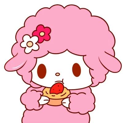 可爱必爱诺小羊头像图片合集 粉色少女心