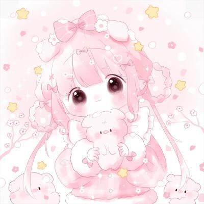 可爱萌Q版女生专属卡通头像118张