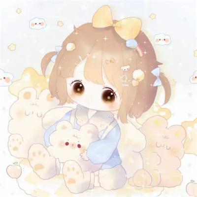 可爱萌Q版女生专属卡通头像118张