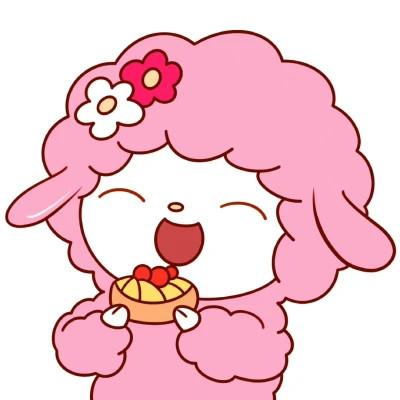 可爱必爱诺小羊头像图片合集 粉色少女心