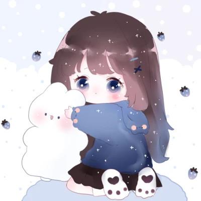 可爱萌Q版女生专属卡通头像118张