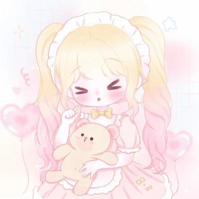 可爱萌Q版女生专属卡通头像118张