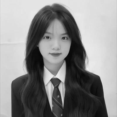 气质微信头像女生黑白108张