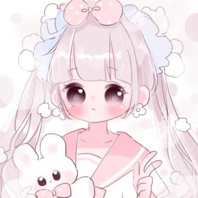 可爱萌Q版女生专属卡通头像118张