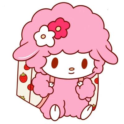 可爱必爱诺小羊头像图片合集 粉色少女心