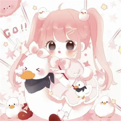 可爱萌Q版女生专属卡通头像118张