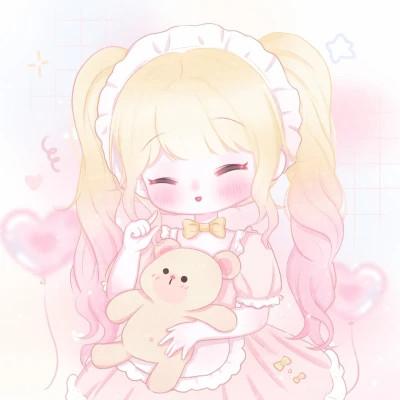 可爱萌Q版女生专属卡通头像118张