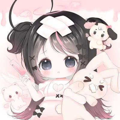 可爱萌Q版女生专属卡通头像118张