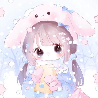 可爱萌Q版女生专属卡通头像118张