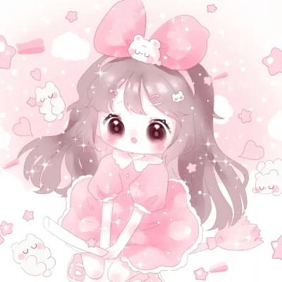 可爱萌Q版女生专属卡通头像118张