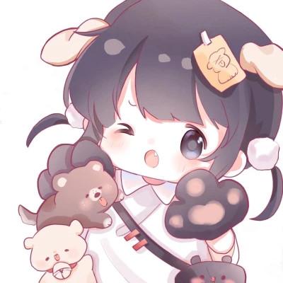 可爱萌Q版女生专属卡通头像118张