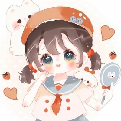 可爱萌Q版女生专属卡通头像118张
