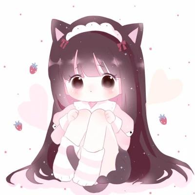 可爱萌Q版女生专属卡通头像118张