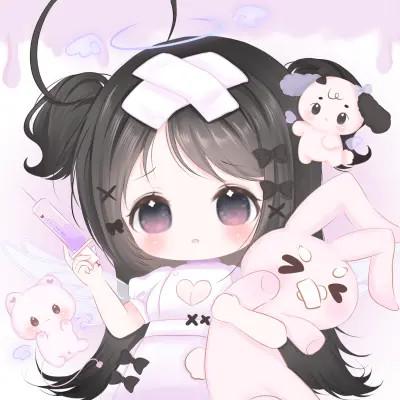 可爱萌Q版女生专属卡通头像118张