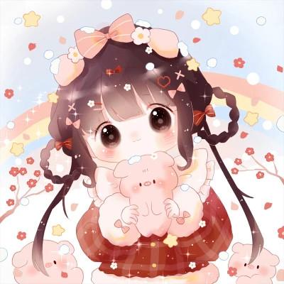可爱萌Q版女生专属卡通头像118张