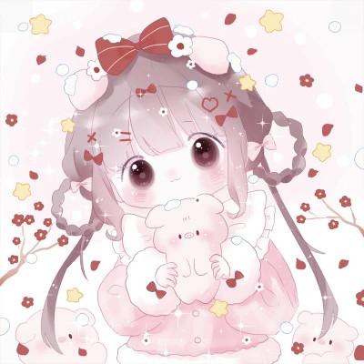 可爱萌Q版女生专属卡通头像118张