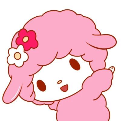 可爱必爱诺小羊头像图片合集 粉色少女心