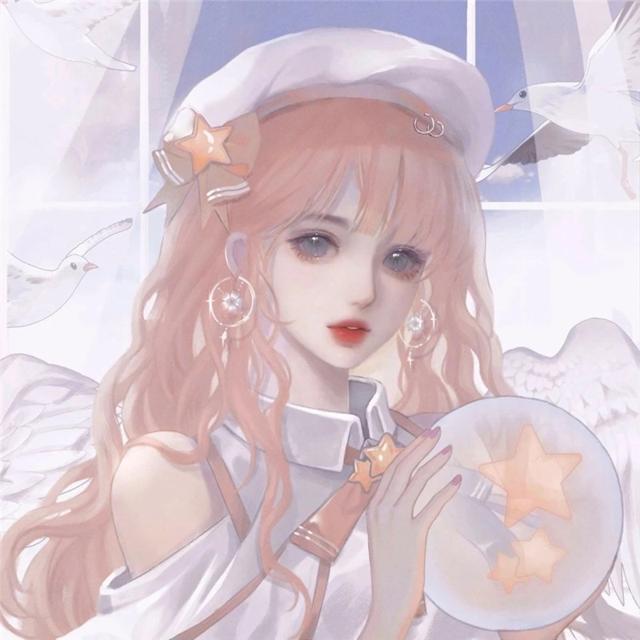 唯美动漫少女心手绘头像图片