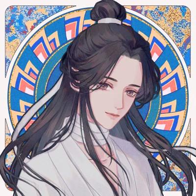 魔道祖师天官赐福古风手绘头像图片