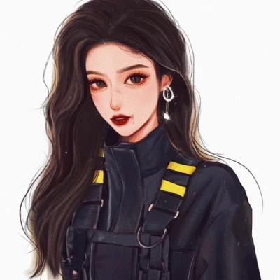 微信头像女生气质淡雅手绘 高清好看适合女生的手绘头像图片